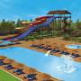 Cyprus - bazén a aquapark hotela Louis Phaethon Beach nahlad