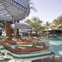 Egypt - Taba, hotelový areál Hilton Taba s bazénom nahlad