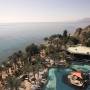 Egypt - Taba, hotelový areál Hilton Taba s bazénom nahlad