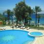 Egypt - Taba, hotelový areál Hilton Taba s bazénom nahlad