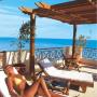 Egypt-Abu Soma, terasa na slnenie v hoteli Imperial Shams Resort nahlad