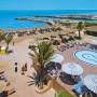 Egypt-Hurghada, pláž pri hoteli Empire Beach nahlad